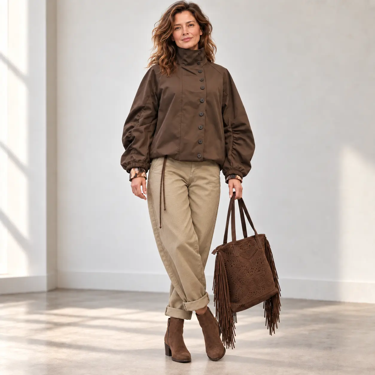 Pose elegante de pernas cruzadas.webp