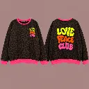Sweatshirt leopardo LOVE PEACE CLUB R50896.webp