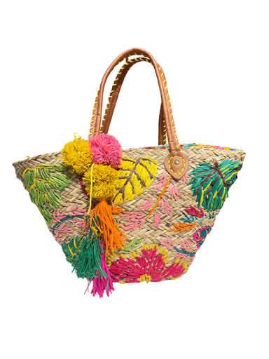 [Maxi Paja Flower Ponpon] MALAS-Maxi Paja Flower Ponpon