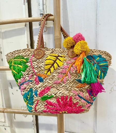 [Maxi Paja Flower Ponpon] Maxi Paja Flower Ponpon