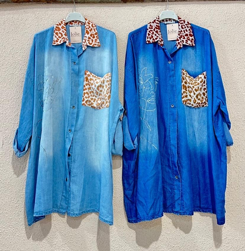 [69754-azul] BLUSAS-69754